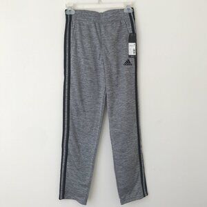 Grey striped Adidas pants for boys-NWT